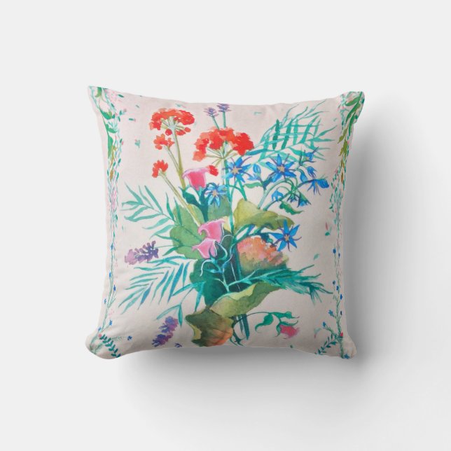 Summer Flowers Kussen (Voorkant)