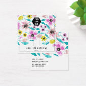 Summer Flowers laat Logo-haarbeeldscherm Kaart (Bureau)