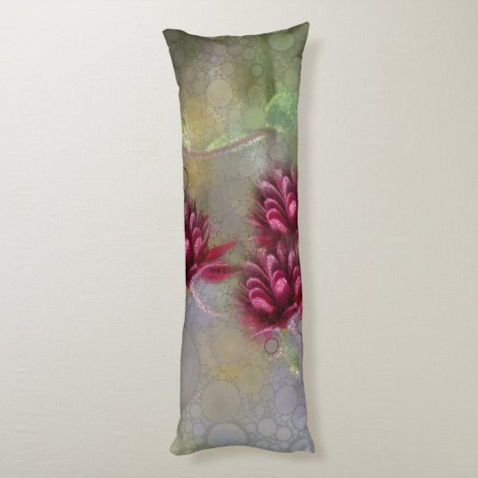 Summer Flowers Lichaamskussen (Achterkant (Verticaal))