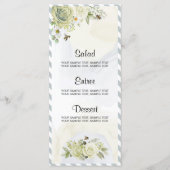 Summer Flowers Menu (Achterkant)