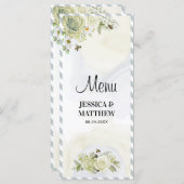 Summer Flowers Menu (Voorkant / Achterkant)