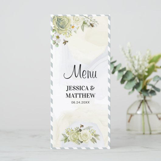 Summer Flowers Menu (Staand voorkant)