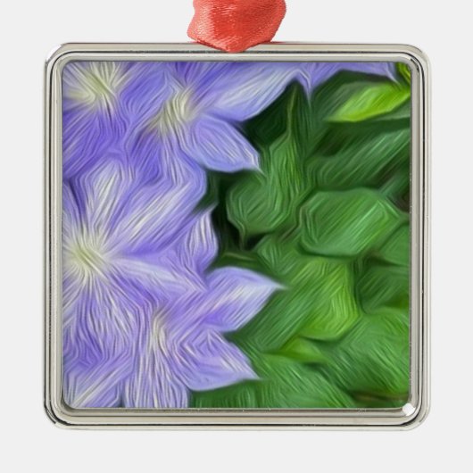 Summer Flowers Metalen Ornament (Voorkant)