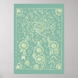 Summer Flowers Poster