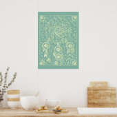 Summer Flowers Poster (Keuken)