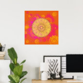 Summer Flowers Poster (Thuiskantoor)