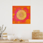 Summer Flowers Poster (Keuken)