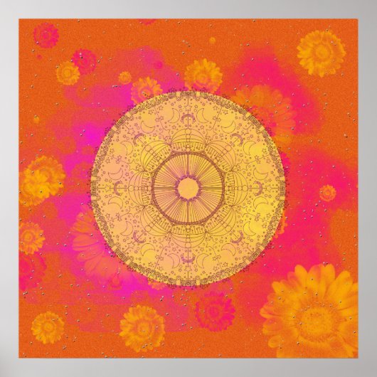 Summer Flowers Poster (Voorkant)