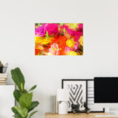 Summer Flowers Poster (Thuiskantoor)