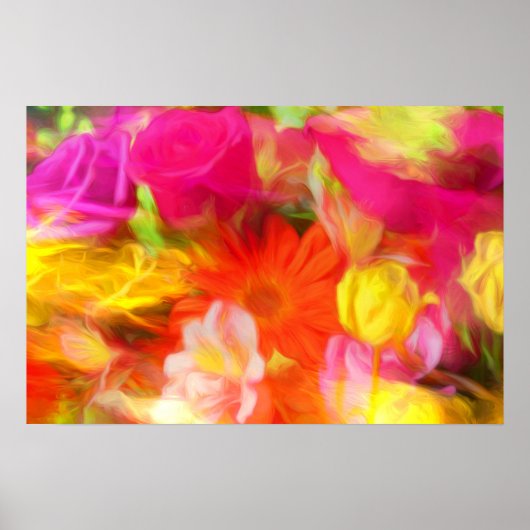 Summer Flowers Poster (Voorkant)