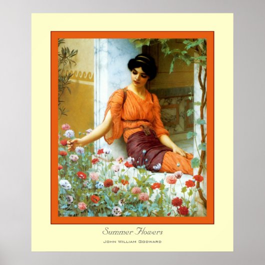 Summer Flowers Poster (Voorkant)
