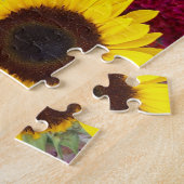 Summer Flowers Puzzle Gift for Grandma Easy Legpuzzel (Zijkant)