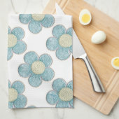 Summer Flowers Theedoek (Quarter Fold)