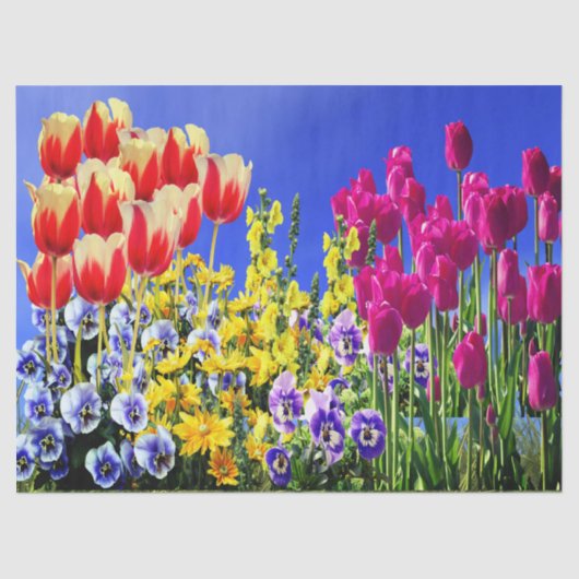 Summer Flowers Tissuepapier (Voorkant)