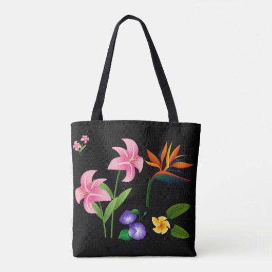 Summer Flowers Tote Bag (Achterkant)