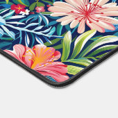 Summer Flowers Tropical Floral Pattern Girly Bureaumat (Hoek)