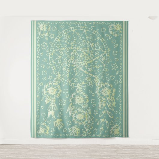 Summer Flowers Wandkleed (Voorkant)