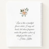 Summer Flowers Wedding Planner Notitieboek (Achterkant)
