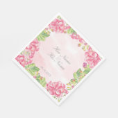 Summer Flowers Wedding Servetten (Hoek)