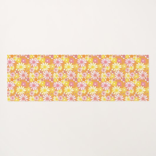 Summer Flowers Yoga Mat (Achterkant (horizontaal))