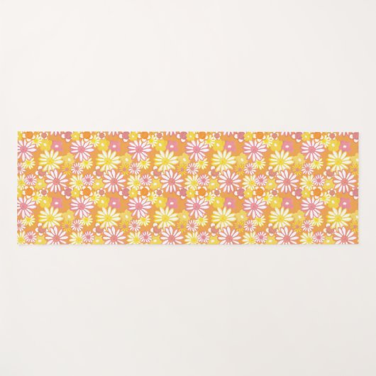 Summer Flowers Yoga Mat (Voorkant (horizontaal))