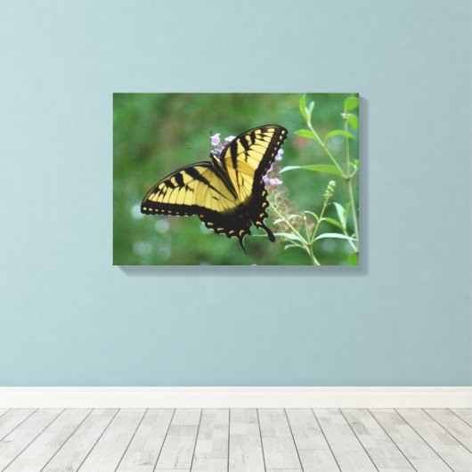 Summer Fly-ers. Canvas Afdruk (Insitu (Houten vloer))