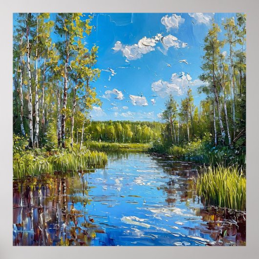 Summer Forest Poster (Voorkant)