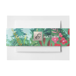 Summer Forest Wedding Invitation Uitnodigingen Wikkel