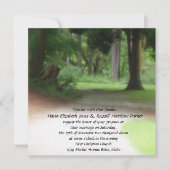 Summer Forest Wedding Kaart (Voorkant)