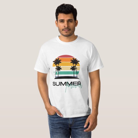Summer Forever T-shirt Design (Voorkant volledig)