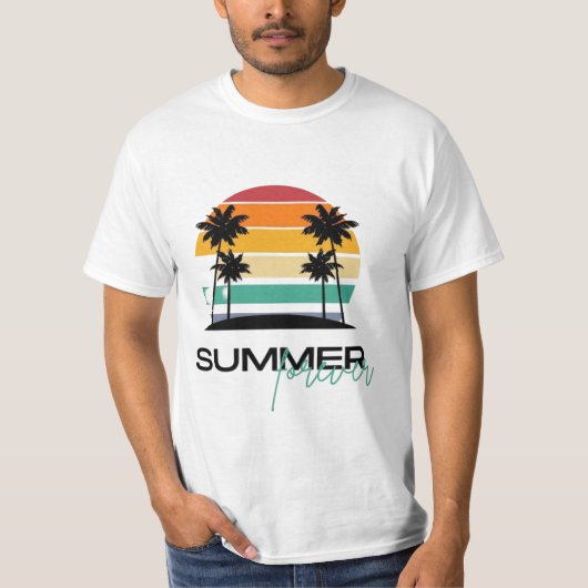 Summer Forever T-shirt Design (Voorkant)