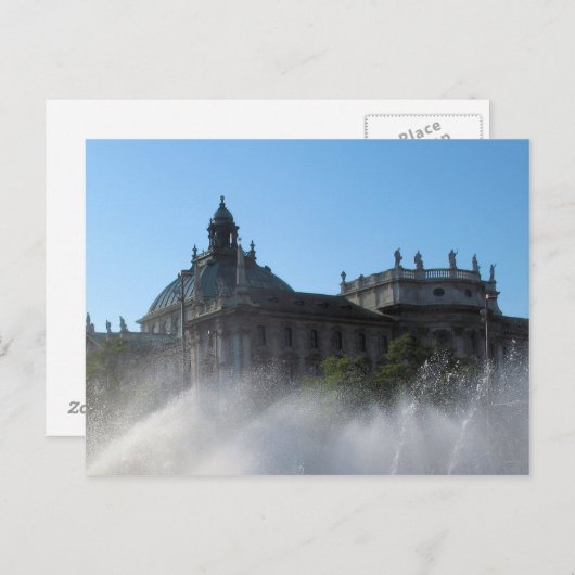 Summer Fountains - München, Duitsland Briefkaart (Voorkant / Achterkant)