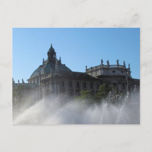 Summer Fountains - München, Duitsland Briefkaart (Voorkant)
