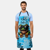 Summer Fresh Blue Chillin' Frog Schort (Gedragen)