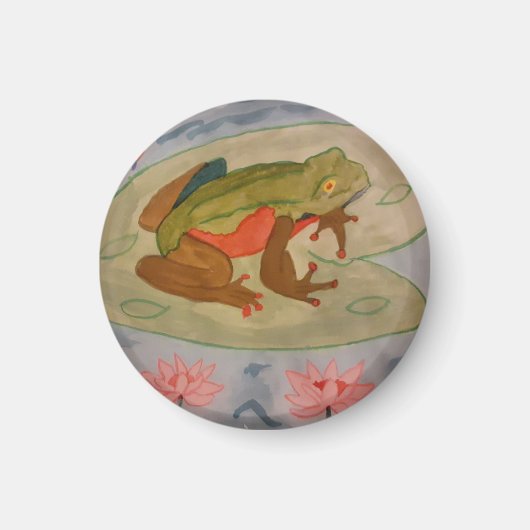 Summer Frog Pond Magnet (Voorkant)