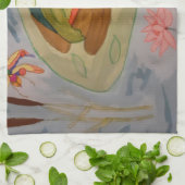 Summer Frog Pond Tea Towel Theedoek (Gevouwen)