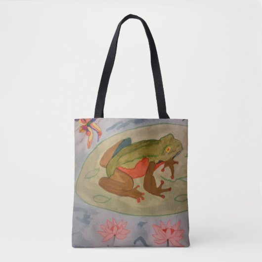 Summer Frog Pond Tote Bag (Voorkant)