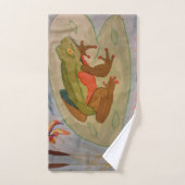 Summer Frog Pond Towels Bad Handdoek (Handdoek)