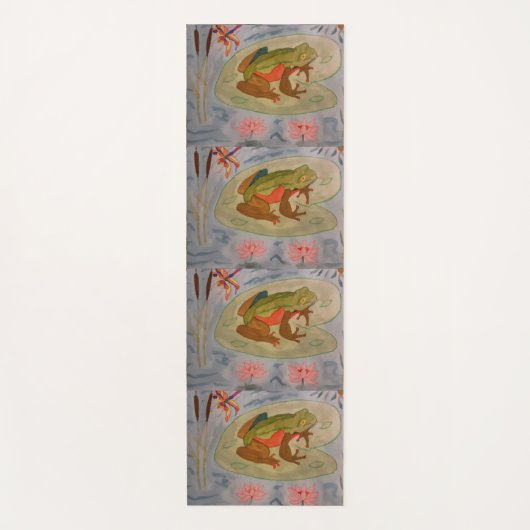Summer Frog Pond Yoga Mat (Voorkant)
