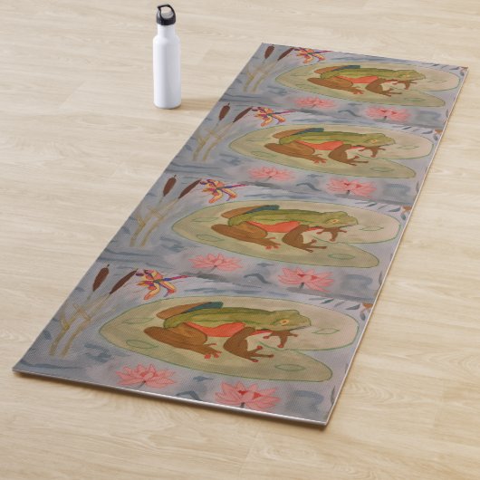 Summer Frog Pond Yoga Mat (In situ)