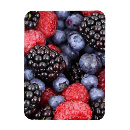 Summer Fruit Berries Magneet (Verticaal)