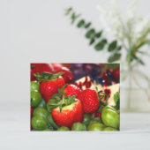 Summer Fruit Briefkaart (Staand voorkant)
