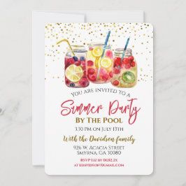 Summer Fruit Cocktail Pool Kaart