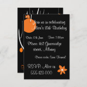 Summer Fruit Invite Kaart (Voorkant / Achterkant)