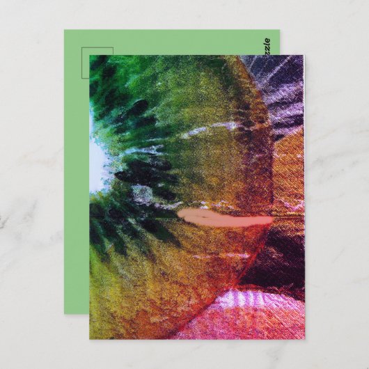 Summer Fruit Party strand en zwembad Briefkaart (Voorkant / Achterkant)