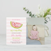 Summer Fruit Party Thema voor meisjes Kaart (Staand voorkant)