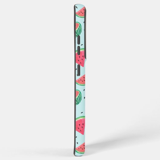 Summer Fruit Pattern | Watermeloen | rood groen Samsung Galaxy Hoesje (Rechterkant)