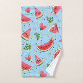 Summer Fruit Pattern Watermelon red tropical Bad Handdoek (Handdoek)