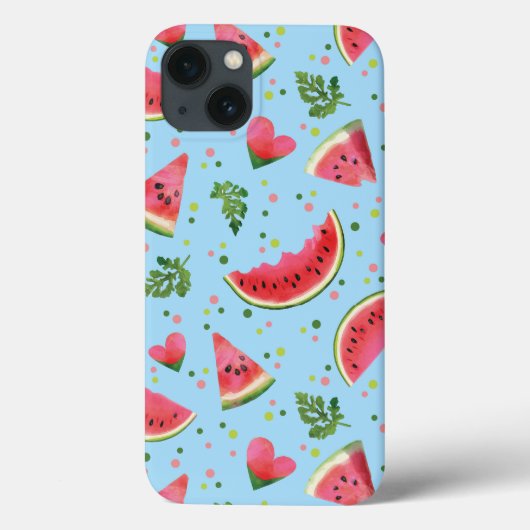 Summer Fruit Pattern Watermelon red tropical Case-Mate iPhone Case (Achterkant)