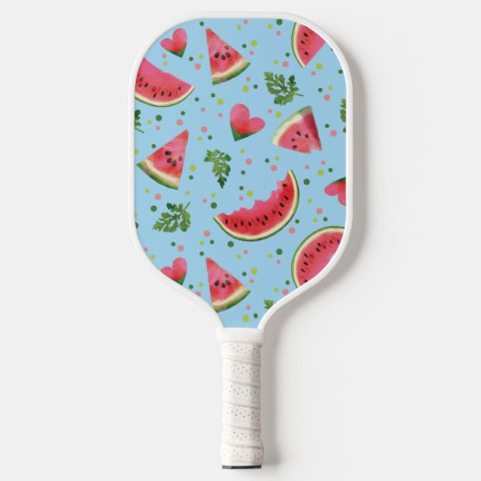 Summer Fruit Pattern Watermelon red tropical Pickleball Paddle (Voorkant)
